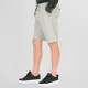 REBASE® Chinos Linen Blend Shorts with Elasticated Waistband Smoke Green (261RMSHO-7046)