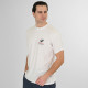 REBASE® Men’s T-Shirt Front-Back Printed Relaxed Fit White (261RTS-9098)