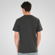 REBASE® Men’s T-Shirt Henley with Raw Edges at Sleeves and Hem Anthracite (261RTS-9114)