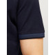 JACK & JONES® Polo Μπλούζα με Κοντό Μανίκι Dark Navy (12136668)