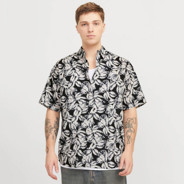 JACK & JONES® Wide Fit Shirt Black (12271089)