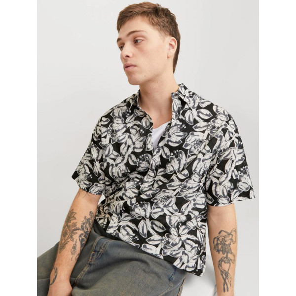 JACK & JONES® Wide Fit Shirt Black (12271089)
