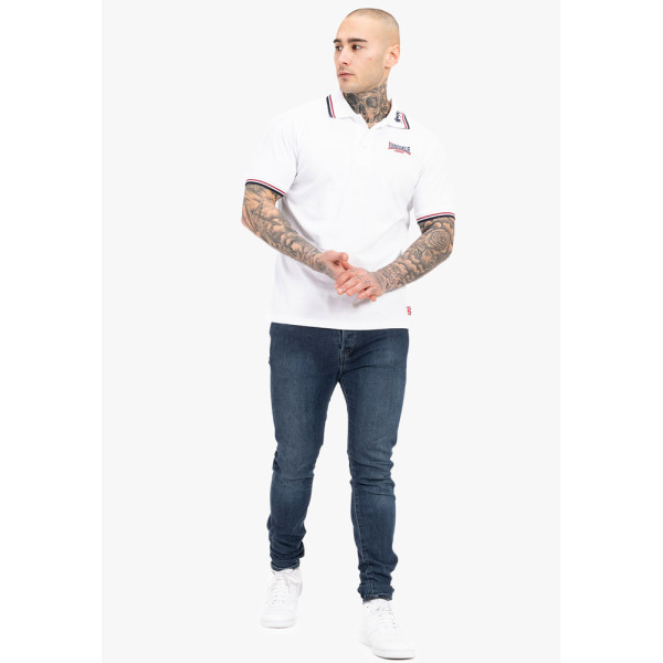 LONSDALE® Polo LION White (110629)