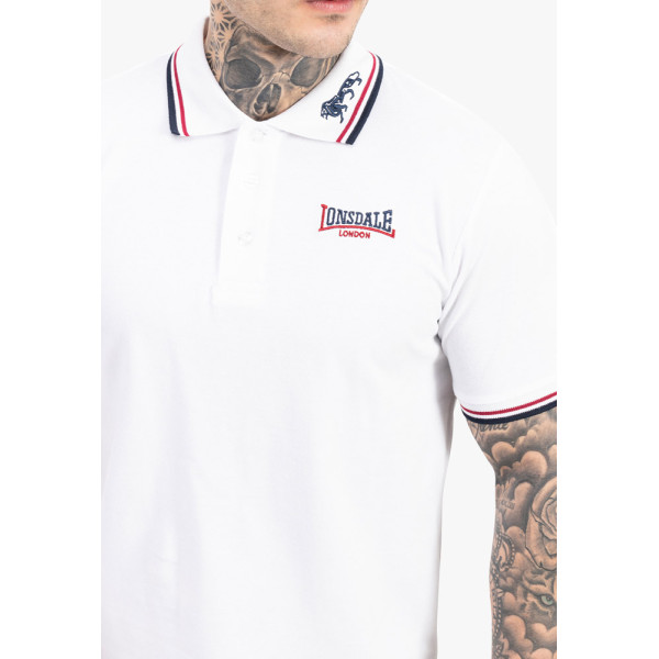 LONSDALE® Polo LION White (110629)