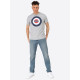 LONSDALE® T-shirt TREVOCE Regular Fit Marl Grey (117661)