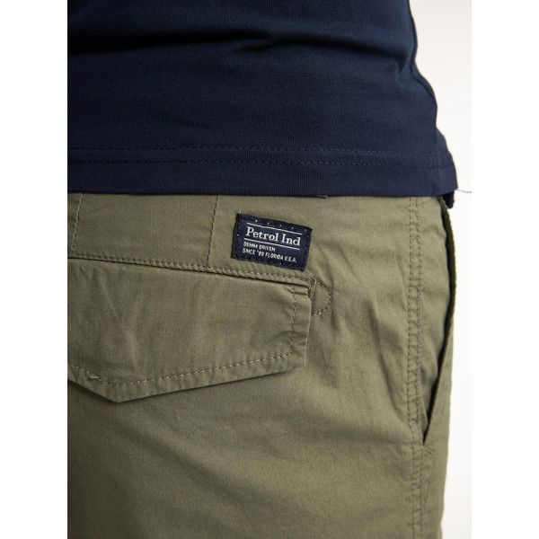 Petrol Industries® Cargo Short met Riem Azure Dusty Army (M-1050-SHO500-6134)