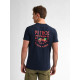 Petrol Industries® Backprint T-shirt Beachbay Navy Blue (M-1050-TSR603-5178)