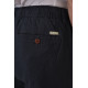 REBASE® Men’s Chinos Linen Blend Pant with Elasticated Waistband Navy (251RCP-4031)