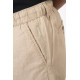 REBASE® Men’s Chinos Linen Blend Pant with Elasticated Waistband Light Beige (251RCP-4031)