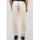 REBASE® Men’s Chinos Linen Blend Pant with Elasticated Waistband Linen White (251RCP-4031)