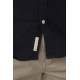 REBASE® Men’s Shirt Linen Blend with Standard Collar and Long Sleeves Navy (251RGS-5056)