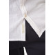 REBASE® Men’s Shirt Linen Blend With Mao Collar And Long Sleeves Linen White (251RGS-5057)
